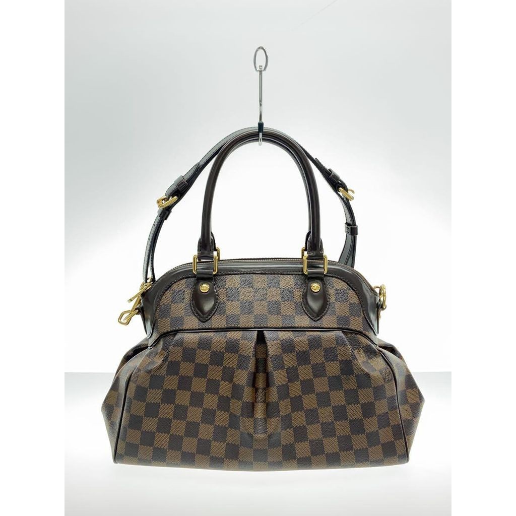 LOUIS VUITTON Handbag Trevi PM_Damier Eben_BRW PVC BRW Total Pattern Direct from Japan Secondhand