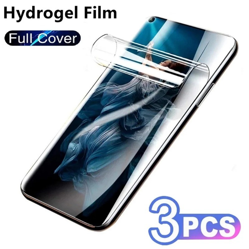 3 ชิ้น 999D HD Clear Soft Hydrogel ฟิล์มสําหรับ Xiaomi หมายเหตุ Mix Civi CC9e CC9 A3 10 4 3 2 2S 1S 