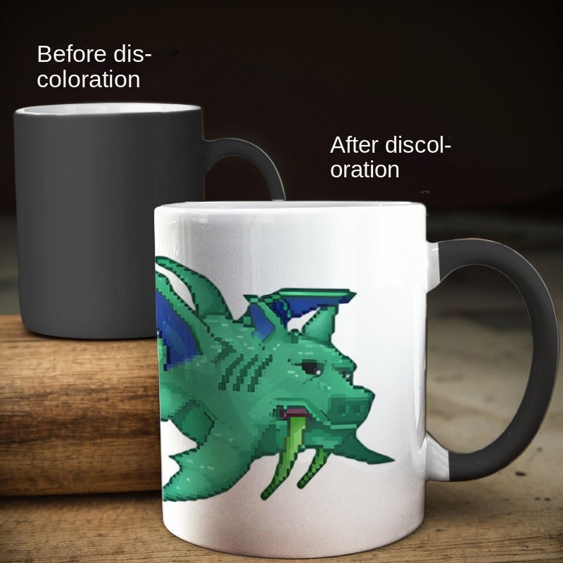 วิดีโอเกม Diy Sandbox STEAM เกม Terraria Terraria แก้วกาแฟถ้วยน้ําเซรามิกถ้วยเปลี่ยนสี