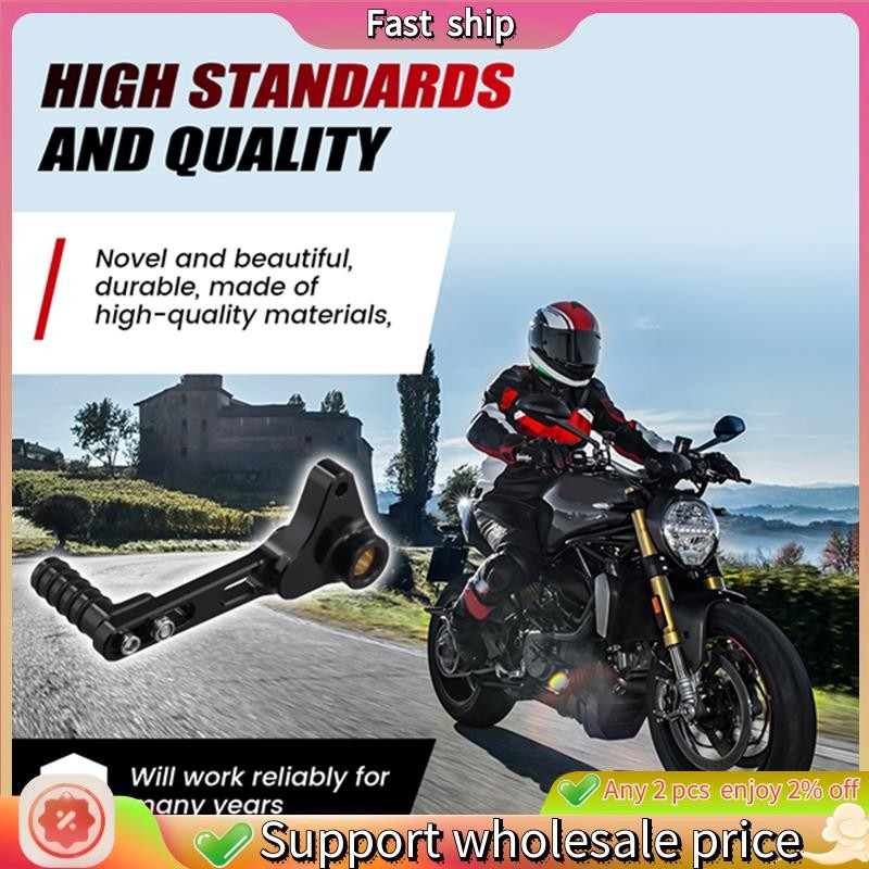 Fast ship-รถจักรยานยนต์ปรับเกียร์ Shift Lever สําหรับ DUCATI Monster 1200 SR 821 Shifter เหยียบหมุดเท้า CNC อลูมิเนียม