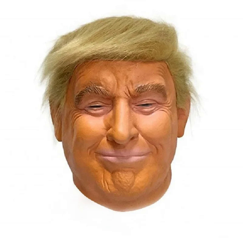 US President Donald Trump mask Halloween latex figure headgear party play stage show