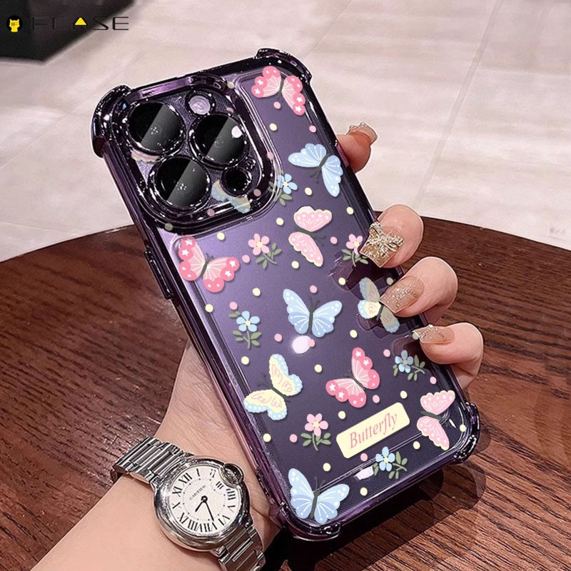สําหรับ Huawei Pura 70 P60 P50 P40 P30 P70 Pro Plus Ultra เคสโทรศัพท์สีสันผีเสื้อดอกไม้ดอกไม้น่ารักการ์ตูน Polka Dot หรูหราโปร่งใสนุ่มกรณีปกหลัง ราคา ถูกที่สุด ดีลบีเคเค แกลเลอรีภาพที่ 7