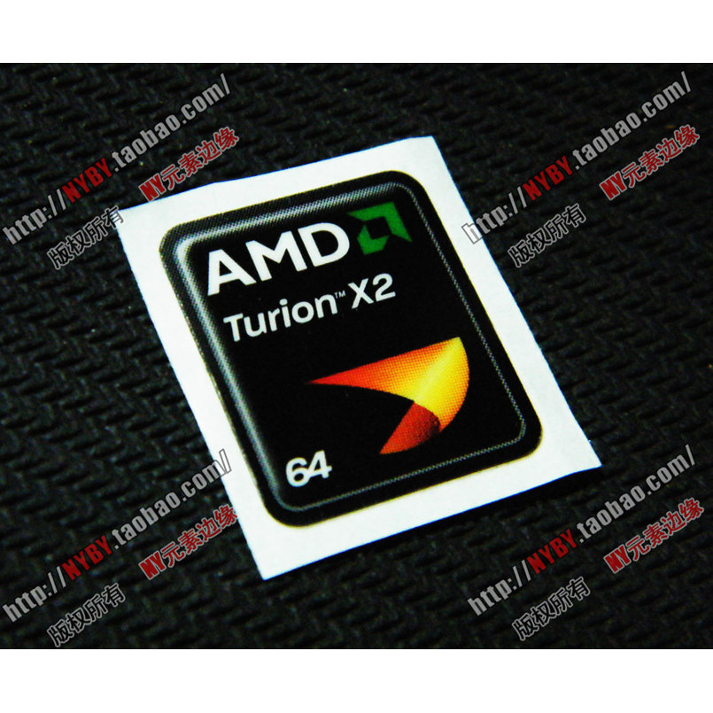 สติ๊กเกอร์ สติ๊กเกอร์ฉลากโน๊ตบุ๊ค AMD Dragon TuionX2 โลโก้แล็ปท็อป Dual Core