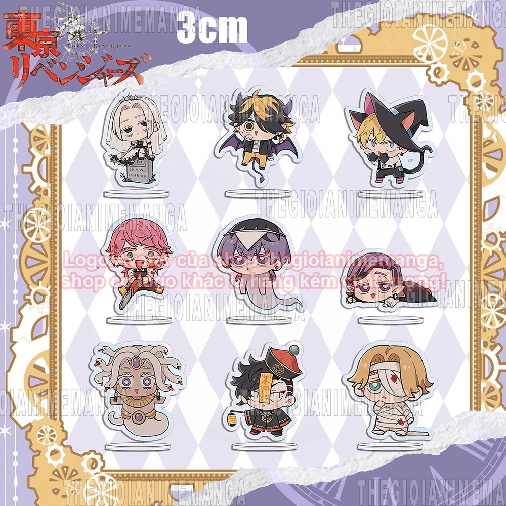 (3 ซม.) Standee รุ่น TOKYO REVENGERS - TAKEMICHIS THEATER ver COSTUME อะคริลิคอะนิเมะ micha chibi ตกแต่ง