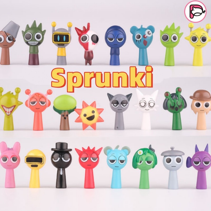 พร้อมส่ง💥Sprunki Plush ดินสอ Action Figure อะนิเมะ Sprunki & Dandys World Action Figureเกมการ์ตูนเด็กของขวัญ