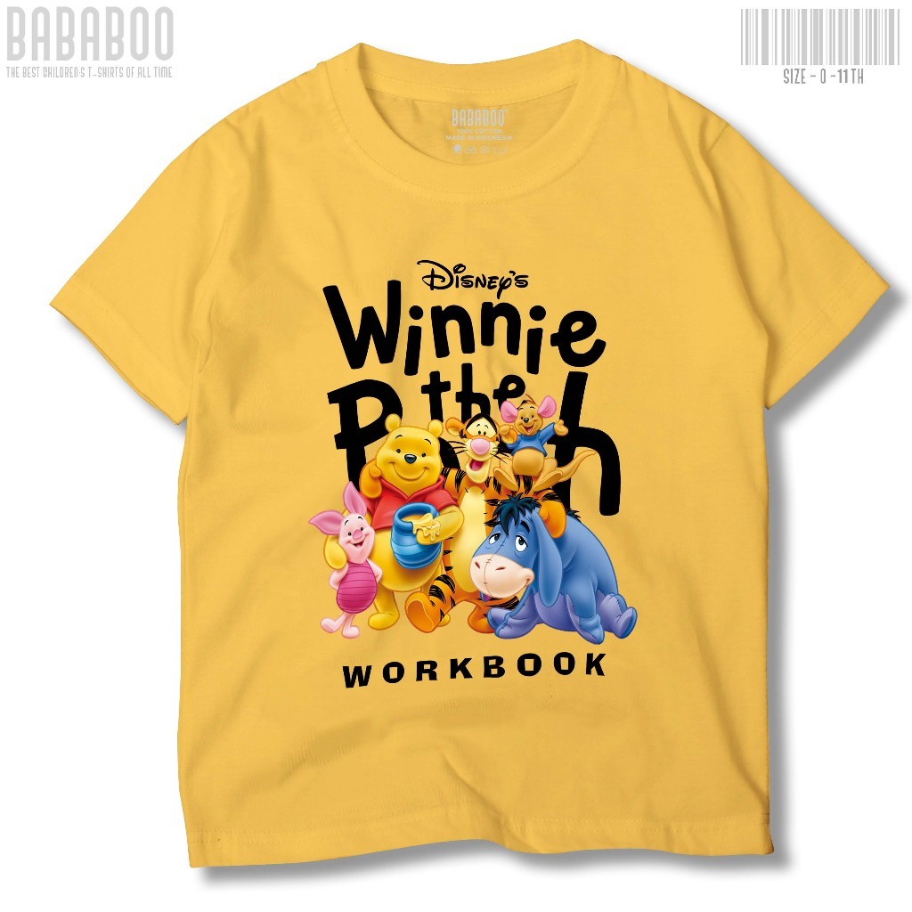Winnie The Pooh Disney Piglet Tigger Eeyore เสื้อยืดเด็ก - Distro เสื้อผ้าสําหรับเด็กชายและเด็กหญิง 