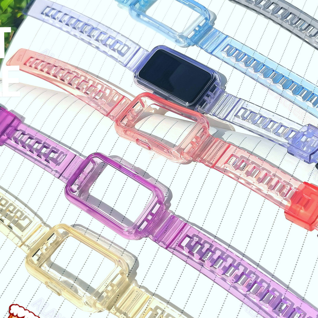สายรัดข้อมือโปร่งใสสําหรับ Xiaomi Smart Band 9 Active Clear Glacier สําหรับ Mi Band9 Active NFC เปลี่ยนสร้อยข้อมืออุปกรณ์เสริม Sunshine Symphony สายรัด ราคา ถูกที่สุด ดีลบีเคเค แกลเลอรีภาพที่ 3