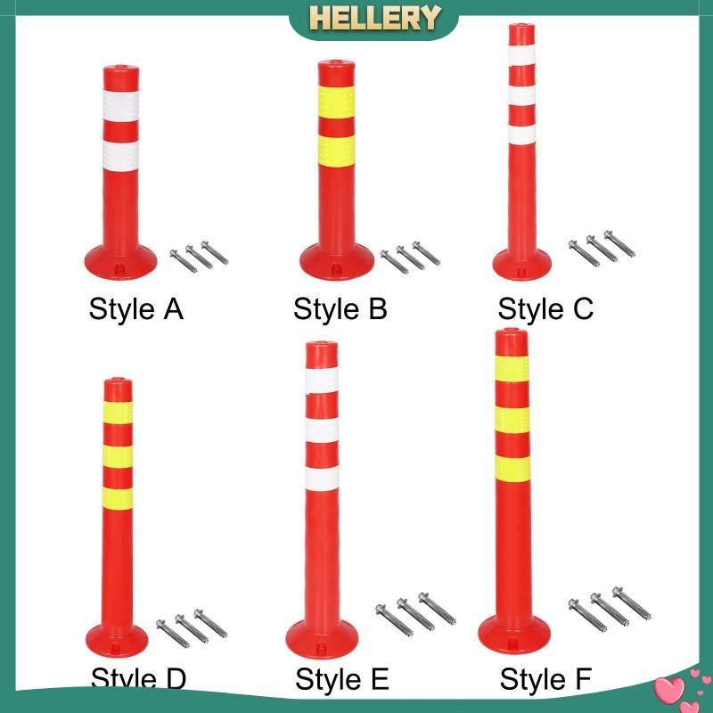 [HelleryTH] Safe Bollard Post แผงกั้นสะท้อนแสงเตือนการมองเห็นการจราจร Bollard สําหรับภาคพื้นดินถนนโร