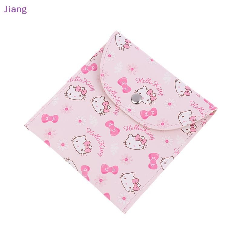 [Jiang] Sanrio Hello Kitty กระเป๋าเก็บผ้าอนามัยผู้หญิง Tampton Organiser กระเป๋าหูฟังมัลติฟังก์ชั่นกระเป๋าใส่เหรียญ TH