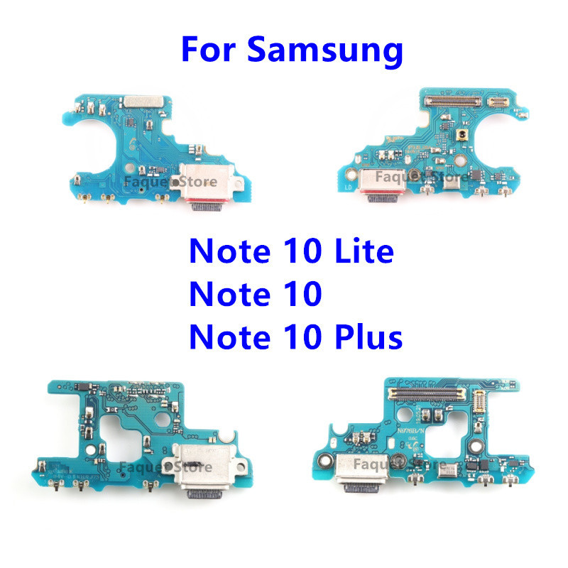 บอร์ดชาร์จ USB สายเคเบิลอ่อน สําหรับ Samsung Galaxy Note 10 Lite N970F U N770F Note10+ N976B N V