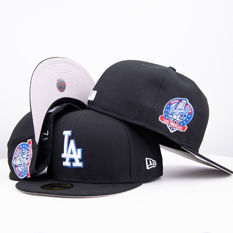Mlb LA Los Angeles Dodge New Era หมวกเบสบอล ปักลายเป็ด สไตล์ฮิปฮอป ปรับขนาดได้