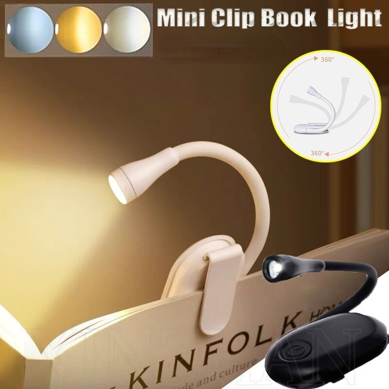 โคมไฟอ่านหนังสือ Led แบบคลิปหนีบ อเนกประสงค์ หรี่แสงได้ ถนอมสายตา แบบพกพา ชาร์จ Usb สําหรับเดินทาง ห้องนอน ทํางาน
