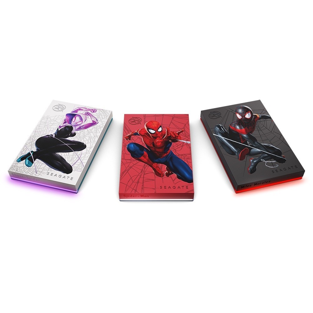 Seagate 2TB FireCuda Gaming Hard Drive Marvel Spider Man External 2.5" ฟรีบริการกู้ข้อมูล