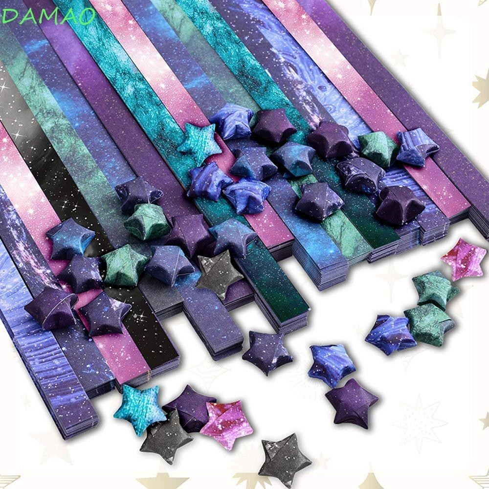 Damao กระดาษพับ ลายดาว ดาว อวกาศ เรียบง่าย DIY สําหรับตกแต่งงานหัตถกรรม