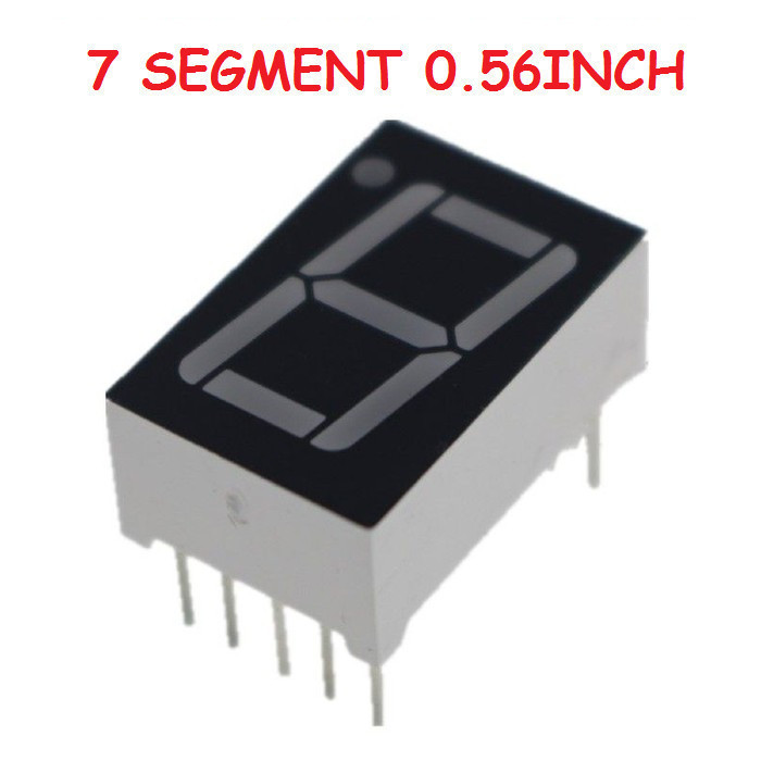 MERAH PART TOOL Seven Segment LED 7 Segment 0.56 นิ้ว สีแดง