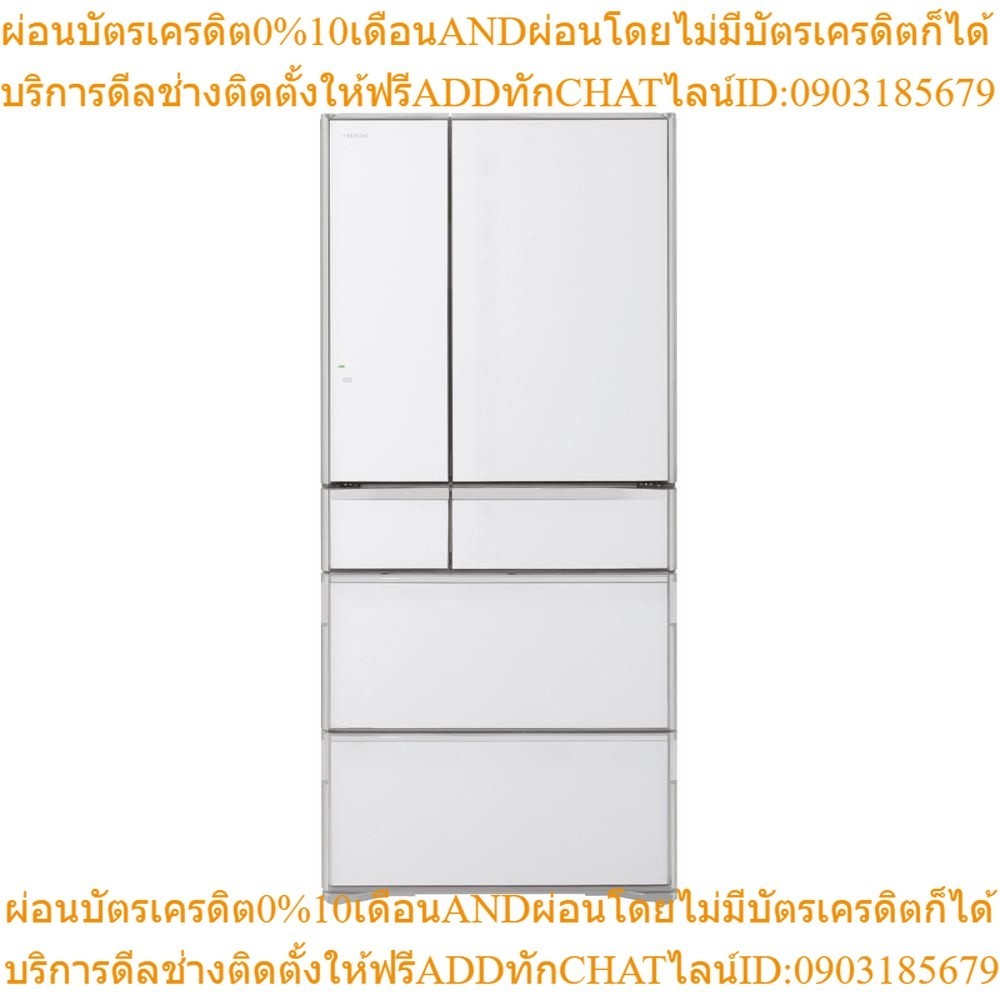 HITACHI ตู้เย็น 4 ประตู RWX670RT-XW สีคริสตัลไวท์ 23.7 Q