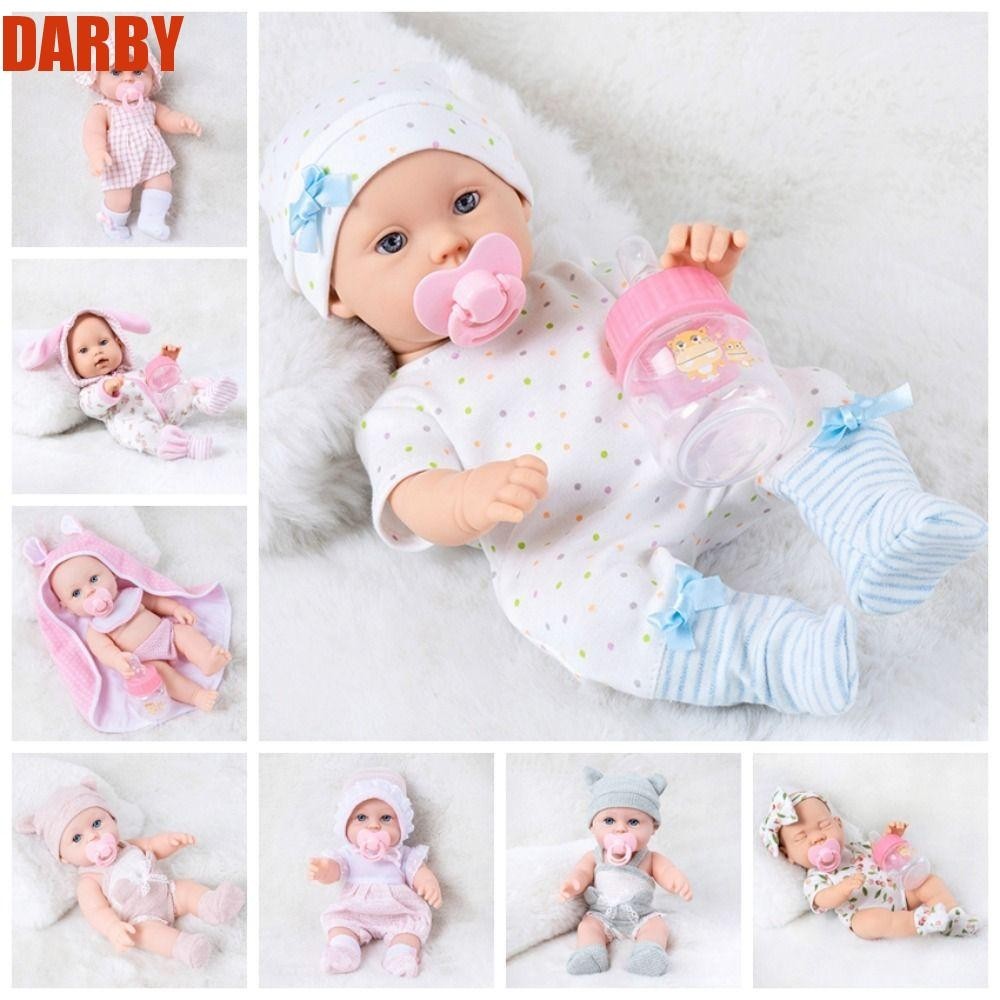 Darby ตุ๊กตาเด็กทารกเสมือนจริง ซิลิโคนนิ่ม ขนาดเล็ก 30 ซม. หลากสี สําหรับเป็นของขวัญวันเกิด
