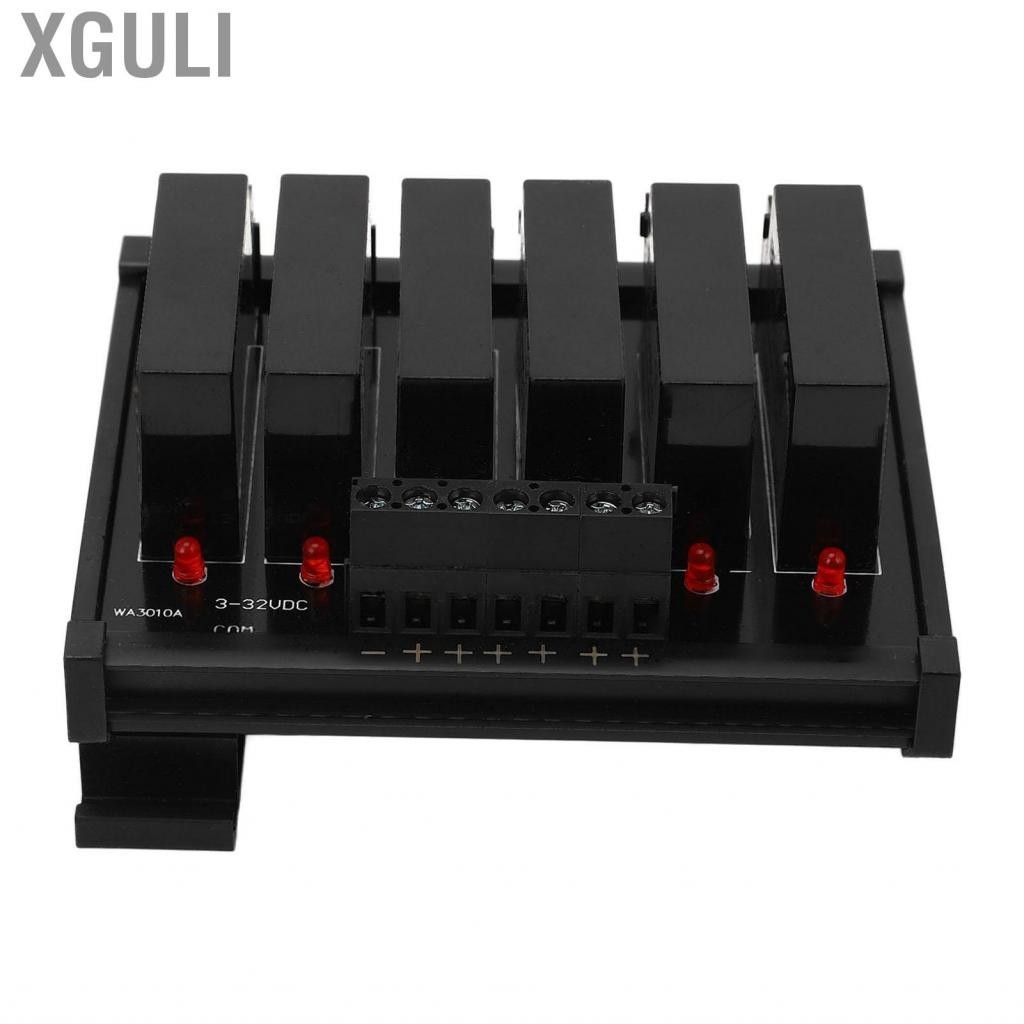 Xguli 6 Channel DC To AC Solid State Relay 3‑32VDC Input SSR Module♡