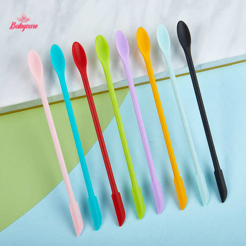 BYCE> ซิลิโคน Double-ยาว Scraper เครื่องสําอาง Jam Deep Bottle Scraper Spatula ชุดเครื่องมือแต่งหน้า Face Cream Spatula ใหม่ ราคา ถูกที่สุด ดีลบีเคเค แกลเลอรีภาพที่ 7