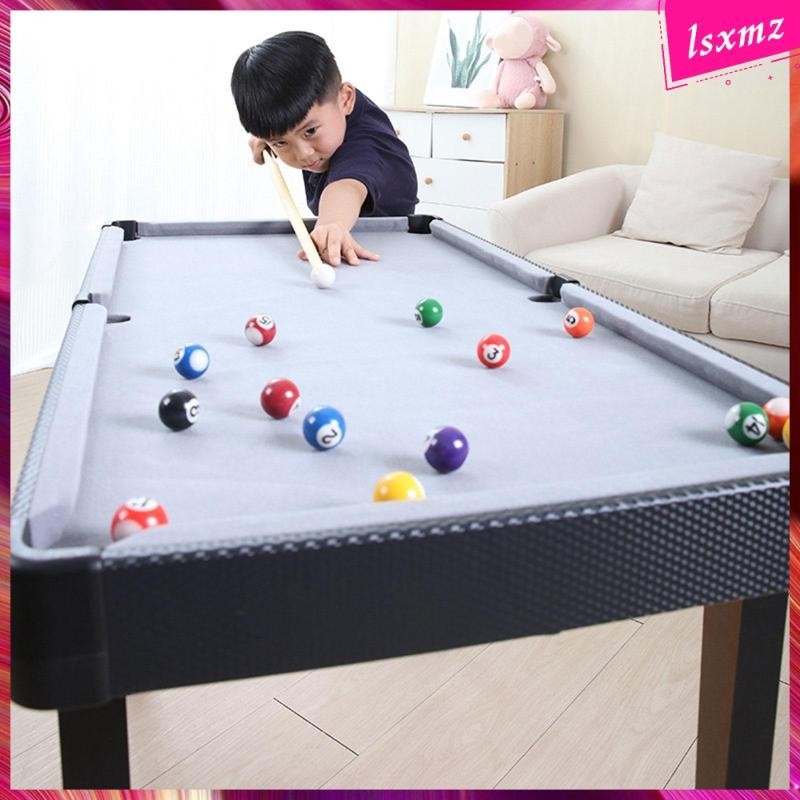 [Lsxmz] ชุดโต๊ะพูล โต๊ะบิลเลียด เกมปฏิสัมพันธ์ไม้ สํานักงาน เดสก์ท็อป สนุกเกอร์ เกมของเล่น สําหรับครอบครัว ผู้ใหญ่