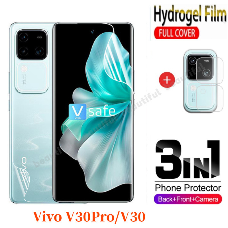 Vivo V30 Pro ด้านหน้าด้านหลังฟิล์มHydrogelสําหรับVivo V30 V30Pro V30E VivoV40 Pro Lite E VivoV30 ป้อ