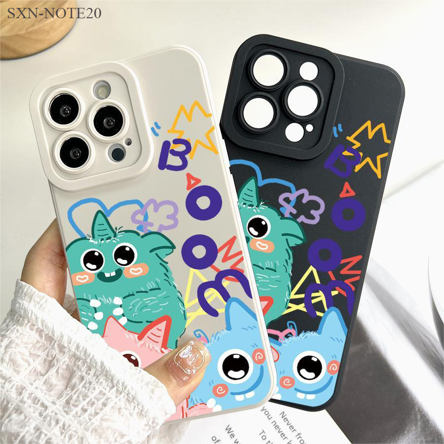 Samsung Galaxy Note 20 10 9 8 Lite Plus Ultra เคสซัมซุง สำหรับ Monster เคส เคสโทรศัพท์