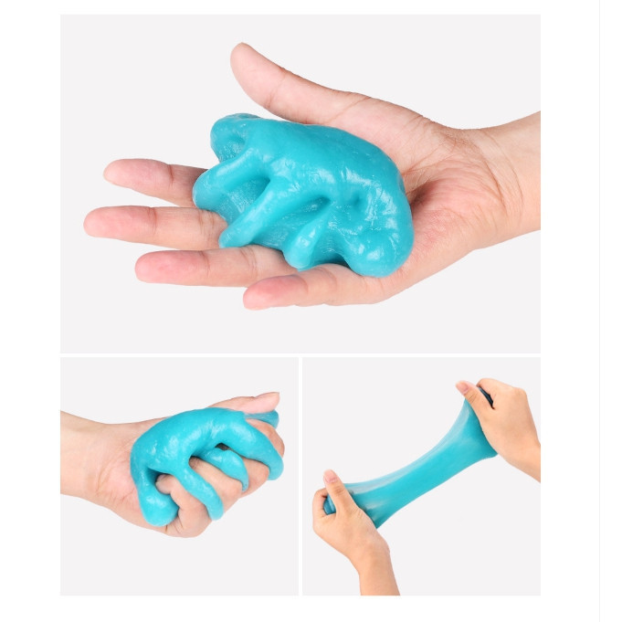 สไลม์ดูดฝุ่น ​slime cleansing เจลทำความสะอาด กำจัดฝุ่น เจลลดฝุ่น ตามซอกมุมที่ทำความสะอาดยาก 70g ราคา/ถุง