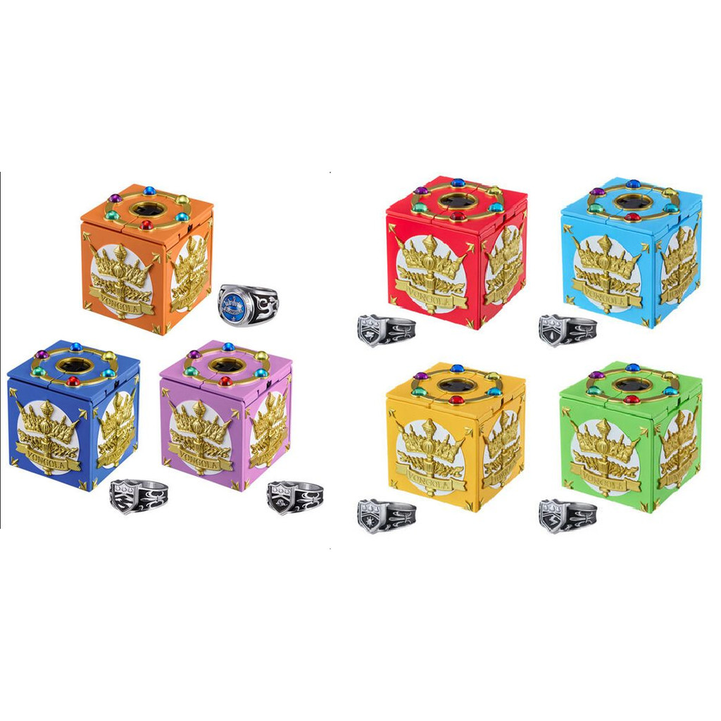 กล่องวองโกเลย์ พร้อมแหวน REBORN Special Memorize Vongola Box Ring Set