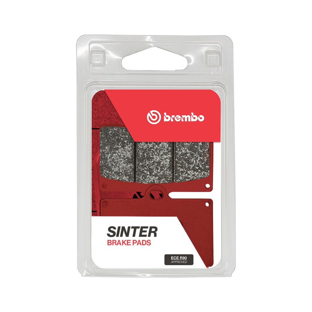 Brembo 07BB15SA ผ้าเบรกหน้า SA (เกรดซินเตอร์) สำหรับ ปั้ม 4Pot หูชิด