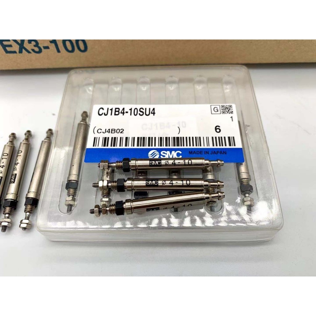 ยี่ห้อใหม่ SMC Mini เข็มขนาดเล็กประเภทกระบอก CJ1B4-5SU4-10SU4-15SU4-20SU4 Mini