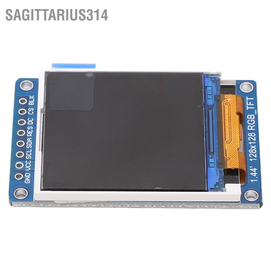 Sagittarius314 จอแสดงผล TFT LCD 1.44in อินเทอร์เฟซ SPI สายไฟสีสันสดใสฟรีหน้าจอแสดงผลสำหรับ SCM