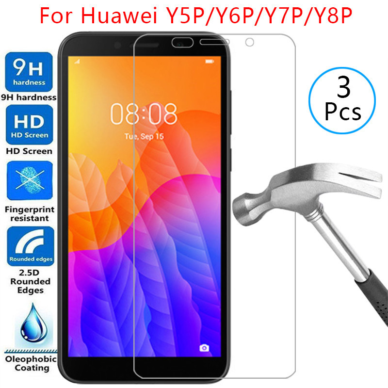 เคสสําหรับ huawei y5p y6p y7p y8p cover กระจกนิรภัย on y 5p 6p 7p 8p y5 y6 y7 y8 p โทรศัพท์ coque hu
