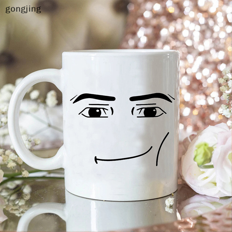 [Gong]Game Inspired Man Face Mug แก้วกาแฟ ลายเกมเมอร์น่ารัก ของขวัญวันเกิด สําหรับผู้ชาย และผู้หญิง - รูปที่ 2