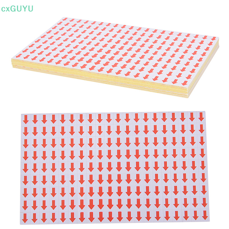 cxGUYU สติกเกอร์ลูกศร สีแดง 10x12 มม. สําหรับทําซ้ํา PRTA รูปที่ 8