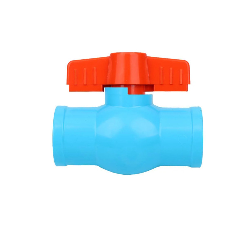 SCG บอลวาล์ว สีฟ้า PVC แบบสวม ขนาด 1/2″  3/4″  1″ คุณภาพสูง แข็งแรง ราคา ถูกที่สุด ดีลบีเคเค แกลเลอรีภาพที่ 4