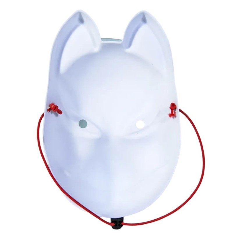 Xixi Foxes หน้ากากคอสเพลย์ รูปการ์ตูนสัตว์ สุนัขจิ้งจอก สไตล์ญี่ปุ่น สําหรับผู้หญิง และผู้ชาย ราคา ถูกที่สุด ดีลบีเคเค แกลเลอรีภาพที่ 4