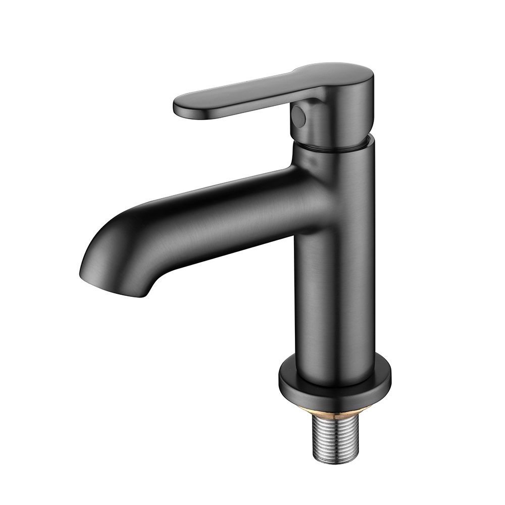 BATH&BATH BT-5201GM ก๊อกอ่างล้างหน้าเดี่ยว เทาดำ