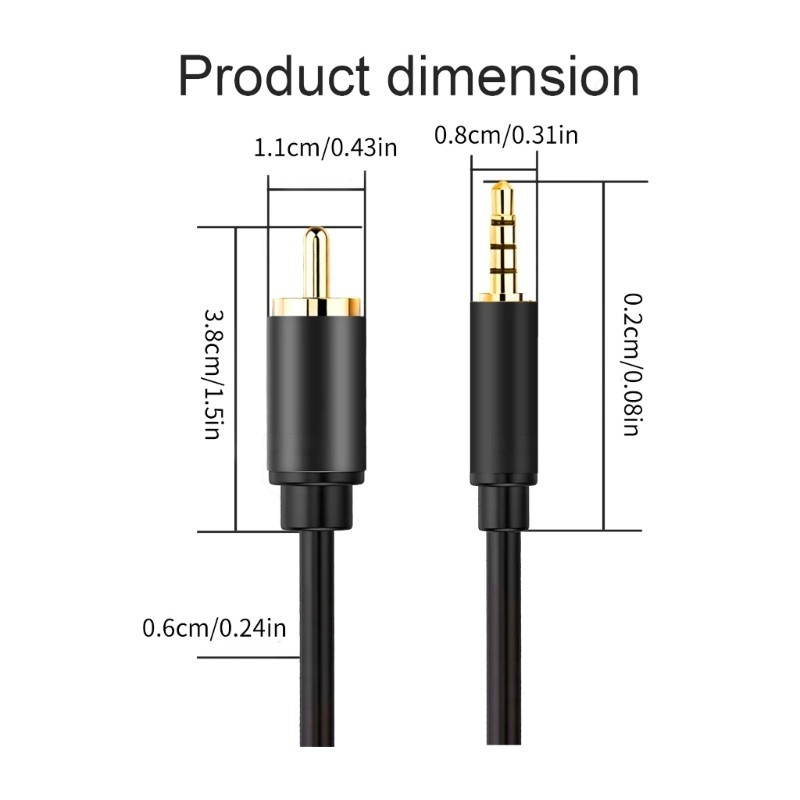 Fun สายเคเบิลโคแอกเชียล TAC512 3 5 มม. เป็น 3 5 มม. สําหรับระบบโฮมเธียเตอร์ SPDIF