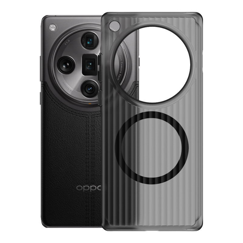 สําหรับ Oppo ค้นหา X7 Ultra กรณี Hard PC Slim โปร่งใสแม่เหล็กป้องกันปกหลังสําหรับ Oppo ค้นหา X6 Pro 