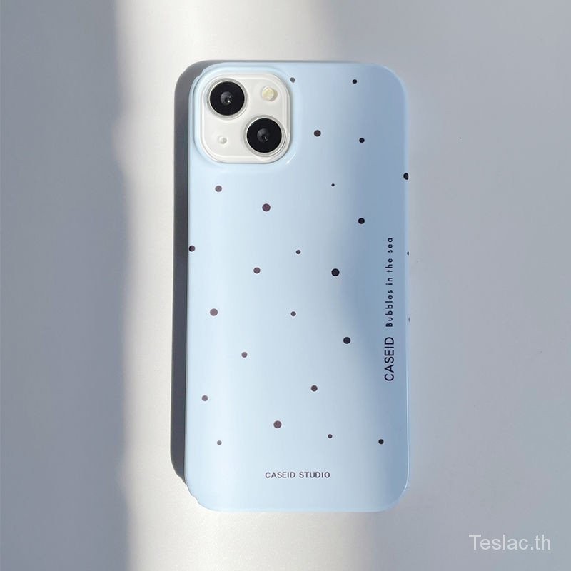 เคสโทรศัพท์มือถือแบบแข็ง ลายไอศกรีม สีฟ้า สําหรับ Iphone 14 13pro 12promax XXP7