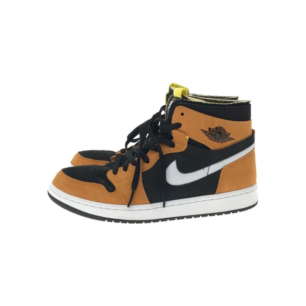 Nike Air Jordan 1 2 8 97 รองเท้าผ้าใบ หนังกลับ ข้อสูง สีส้ม มือสอง
