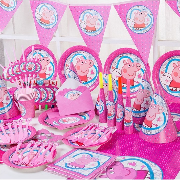 ลูกโป่งดิจิทัล ธีมการ์ตูน Peppa Pig สําหรับตกแต่งปาร์ตี้วันเกิดเด็ก