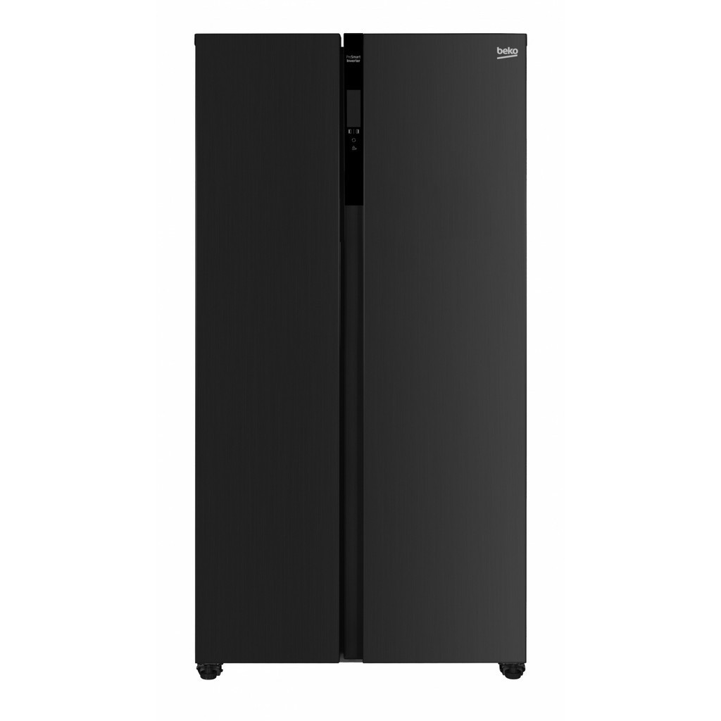 Shopping Idea BEKO ตู้เย็น SIDE BY SIDE 18.4 คิว รุ่น GNO563E40HFKTH สี Dark Inox ฮิตติดเทรน