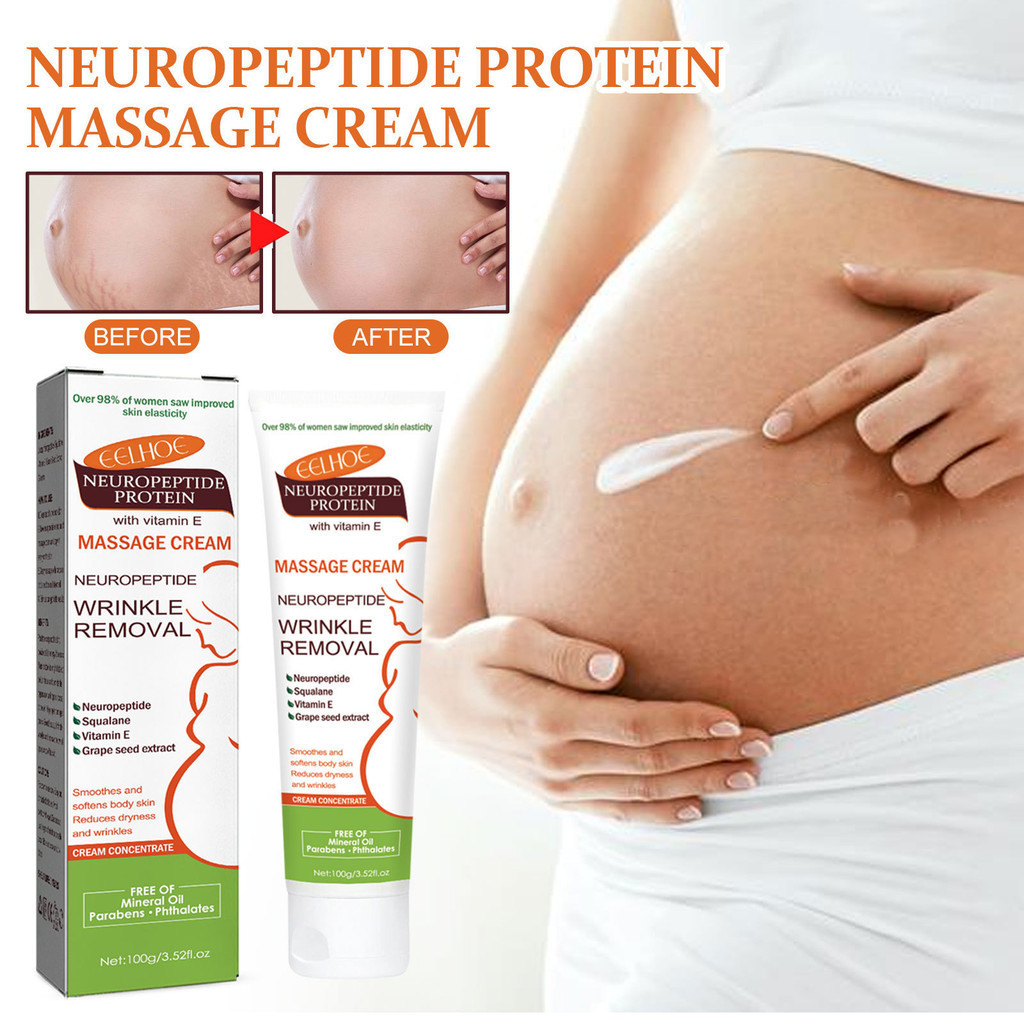 in stock#EELHOE Neuropeptide Protein Massage Cream Fade Scar Pregnancy Body Pattern Care Smooth Skin Massage Cream3tk