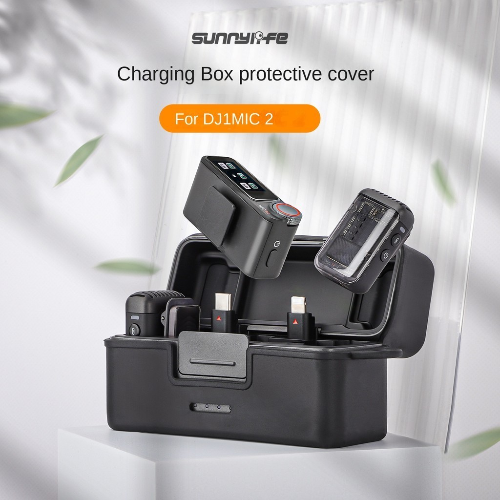 Sunnylife เคสไมโครโฟนไร้สาย กันกระแทก อุปกรณ์เสริม สําหรับ DJI Mic 2