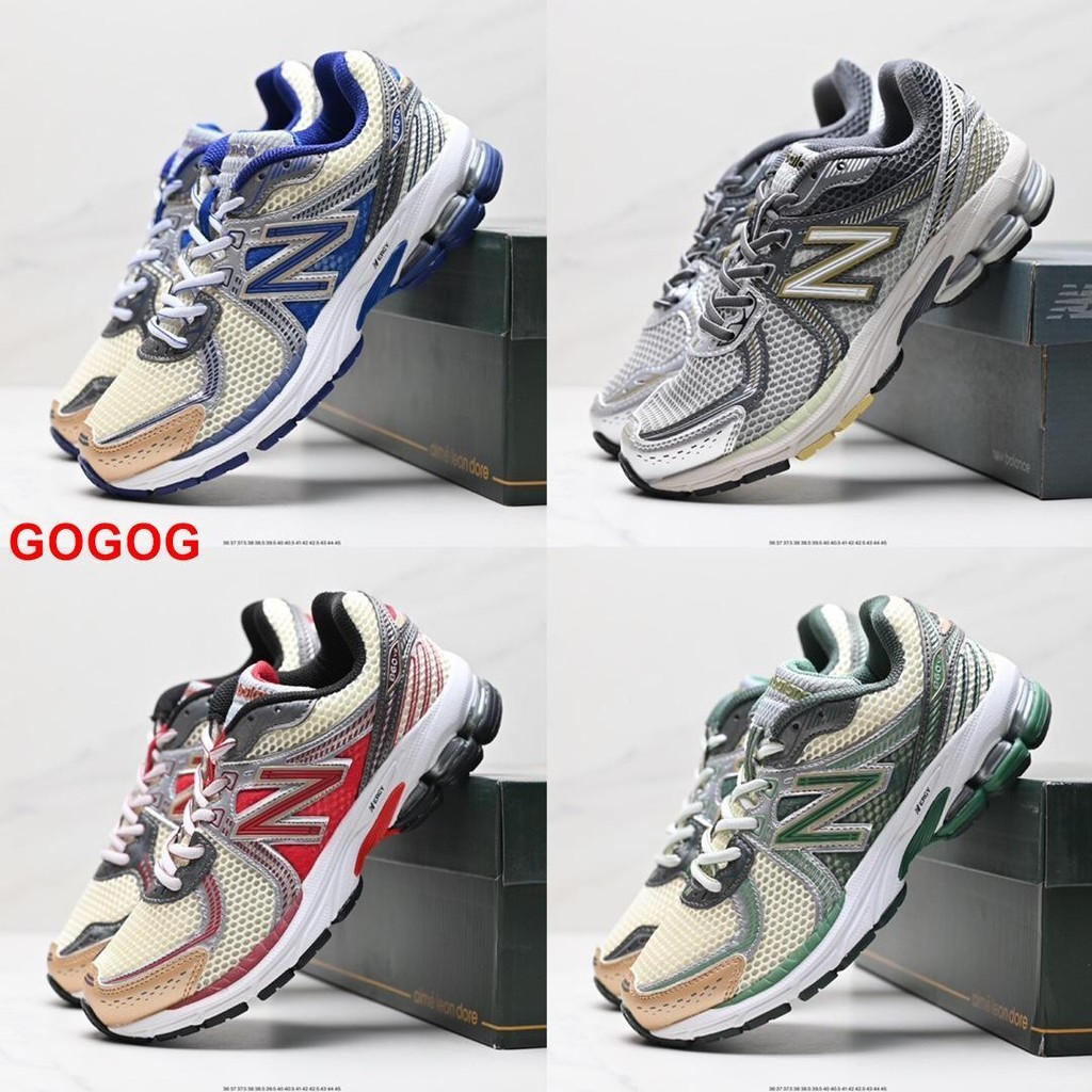 New Balance 860V2 Jogging Shoes Unisex Low-Top Casual Shoes Sports Shoes G43