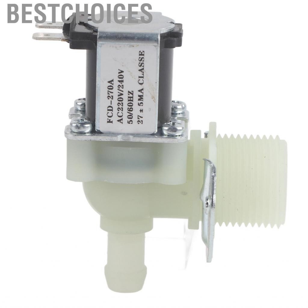 Bestchoices พลาสติกโซลินอยด์วาล์ววาล์วน้ำเข้า 0.02-0.8Mpa สำหรับเครื่องซักผ้าน้ำพุดื่ม