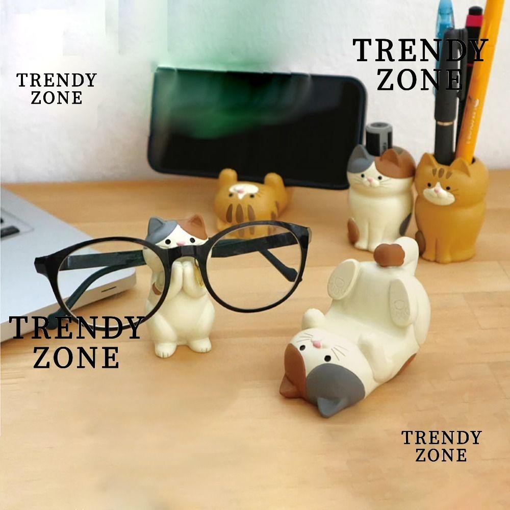 Trendyzone ที่วางโทรศัพท์มือถือ, ชั้นวางแว่นตาเครื่องเขียน, ที่วางแว่นตา, ที่วางแว่นตา, ที่วางโทรศัพท์, ที่วางปากกาจิ๋ว
