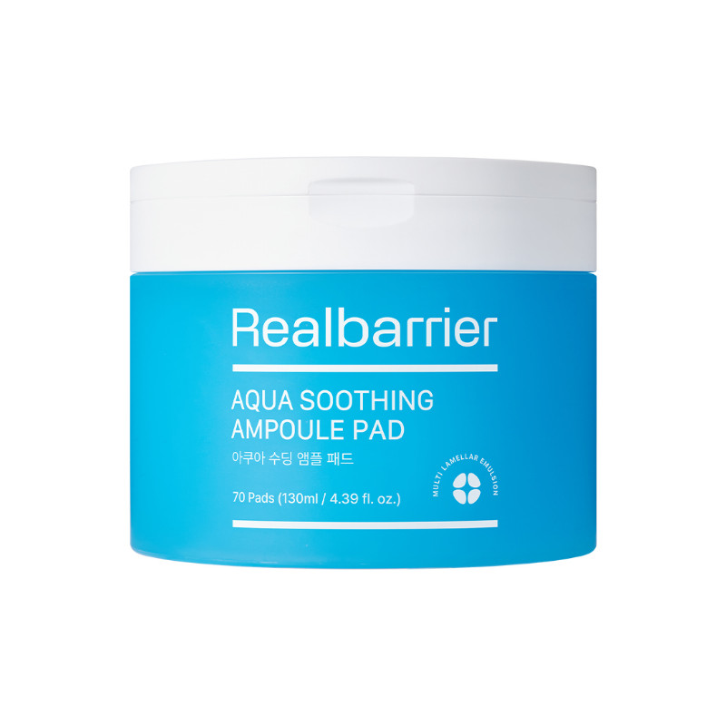 Real Barrier Aqua Soothing Ampoule Pad 70 sheets