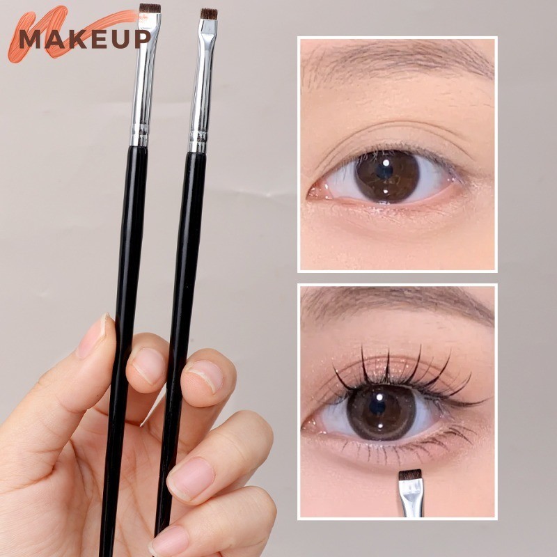 [ Featured ] แปรงแต่งหน้า ขนแปรงไฟเบอร์นุ่ม บางพิเศษ สําหรับใบหน้า อายไลเนอร์ คอนซีลเลอร์ คิ้ว อายแชโดว์ บลัชออน